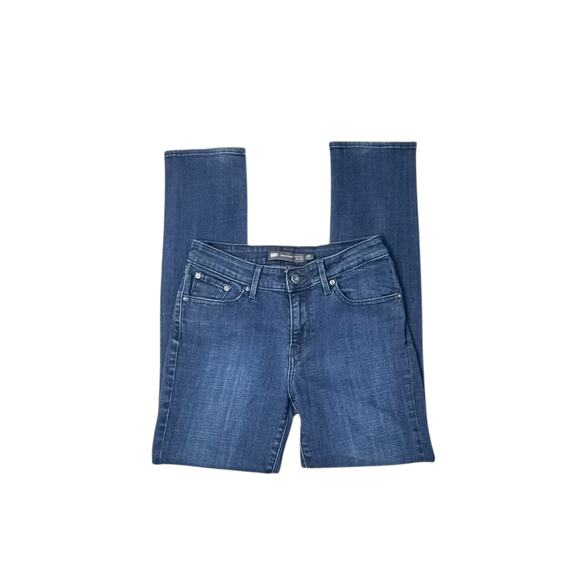 Levi's Demi Curve Slim Leg Dark Wash Jeans - Size 4/27 - Picture 3 of 10